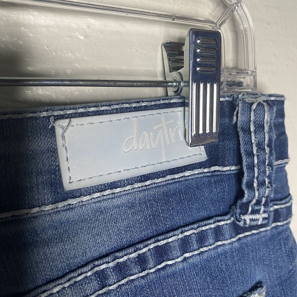 Daytrip Virgo Straight Stretch Jeans Size 28R Women Bling Equestrian Mid Rise - Picture 6 of 15
